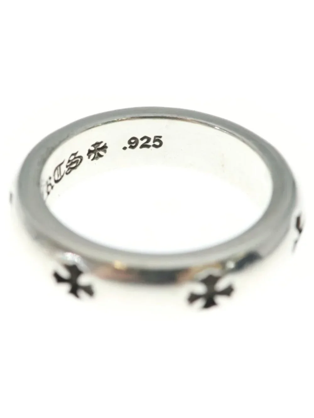 Chrome Hearts Negative CH Plus Ring Silver